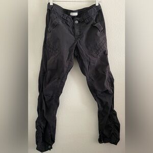 Free People Cargo Pants Gray Low Rise Size 4